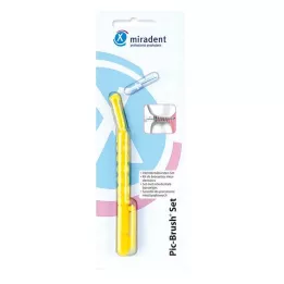MIRADENT Interd.Pic-Brush Set yellow, 1 pc
