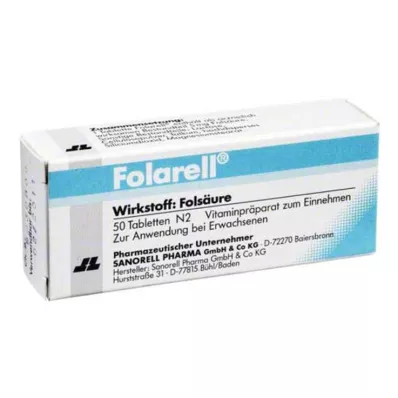 FOLARELL Tablets, 50 pcs FOLARELL Tablets, 50 pcs