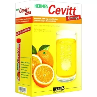 HERMES Cevitt Orange effervescent tablets, 60 pcs