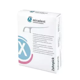 MIRADENT Dental floss sticks toothpick, 100 pcs