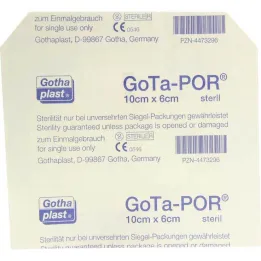 Gota-Por wound plaster sterile 60x100 mm, 1 pc