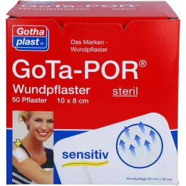 GOTA-POR Plaster sterile 80x100 mm, 50 pcs