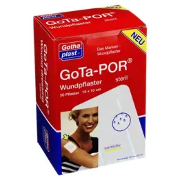 Gota-Por wound plaster sterile 100x150 mm, 50 pieces