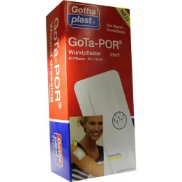 Gota-Por wound plaster sterile 100x250 mm, 50 pieces