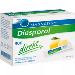 MAGNESIUM DIASPORAL 300 direct granulate, 20 pcs