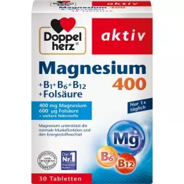 DOPPELHERZ Magnesium 400 mg Tabletten, 30 St