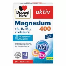 DOPPELHERZ Magnesium 400 mg tablets, 30 pcs