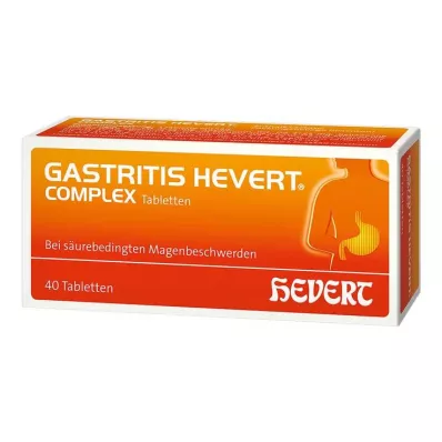 GASTRITIS HEVERT Complex tablets, 40 pcs GASTRITIS HEVERT Complex tablets, 40 pcs