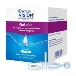 HYLO-VISION Gel sine single dose pipettes, 60X0.35 ml