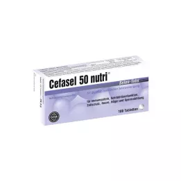 CEFASEL 50 nutri selenium tabs, 100 pcs