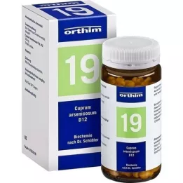 BIOCHEMIE Orthim 19 Cuprum Arsenicosum D 12 Tabl., 400 pcs