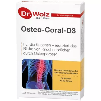 OSTEO CORAL D3 Dr.Wolz Kapseln, 60 pcs