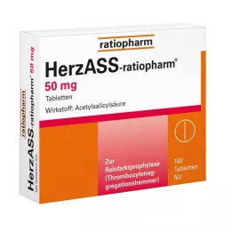 HERZASS-ratiopharm 50 mg tablets, 100 pcs