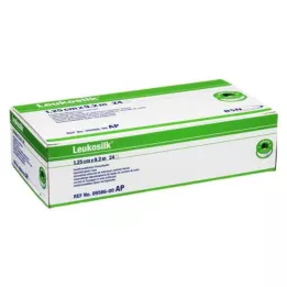 LEUKOSILK 1,25 cmx9.2 m, 24 pcs