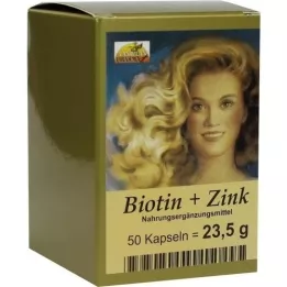 BIOTIN PLUS Zinc hair capsules, 50 pcs