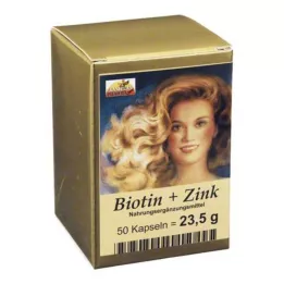 BIOTIN PLUS Zinc hair capsules, 50 pcs