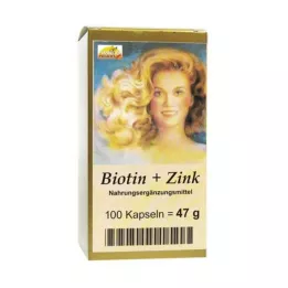BIOTIN PLUS Zinc hair capsules, 100 pcs