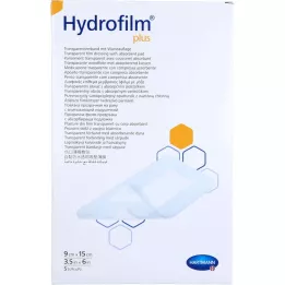 HYDROFILM Plus Transparent Association 9x15 cm, 5 pcs