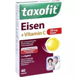 TAXOFIT Raud+C -vitamiini pehmed kapslid, 40 tk