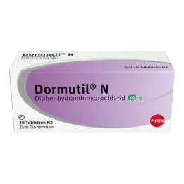 DORMUTIL N Tablets, 20 pcs