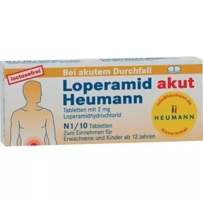 LOPERAMID akut Heumann Tabletten, 10 St