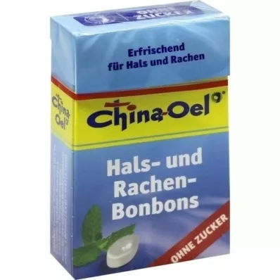 CHINA ÖL Hals and Hustenbonbons O.zucker, 40 g