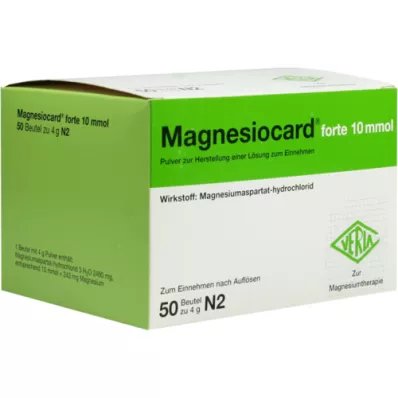 MAGNESIOCARD Forte 10 mmol plv.z.Her.e.lsG.Z.einn., 50 pcs