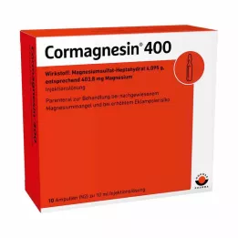 CORMAGNESIN 400 ampoules, 10X10 ml