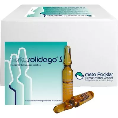 METASOLIDAGO S injection solution, 100x2 ml