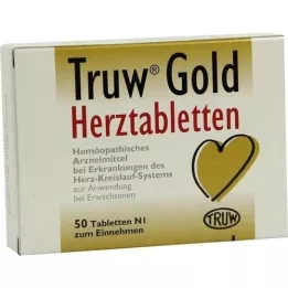 TRUW GOLD heart tablets, 50 pcs
