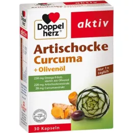 DOPPELHERZ Artichoke+olive oil+curcuma capsules, 30 pcs