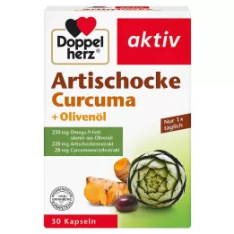 DOPPELHERZ Artichoke+Olive Oil+Curcuma Capsules, 30 pcs