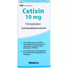CETIXIN 10 mg film -coated tablets, 10 pcs