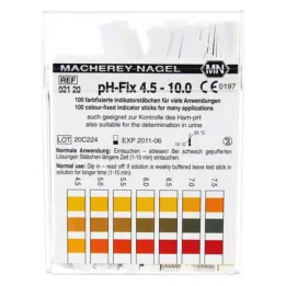 PH-FIX Indicator sticks pH 4.5-10, 100 pieces