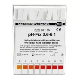 PH-FIX Indicator sticks pH 3.6-6.1, 100 pieces