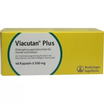 VIACUTAN Plus capsules Vet., 40 pcs