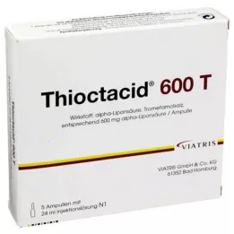 THIOCTACID 600 T solution for injection, 5X24 ml