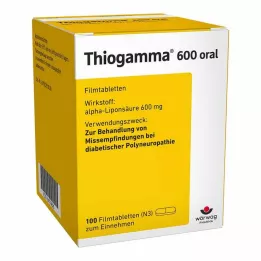 THIOGAMMA 600 oral film-coated tablets, 100 pcs