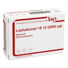 LOPHAKOMP B12 3,000 μg solution for injection, 10X2 ml
