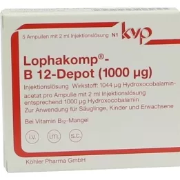 LOPHAKOMP B 12 Depot 1000 μg solution for injection, 5X2 ml