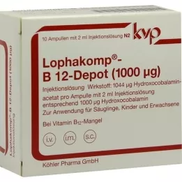 LOPHAKOMP B 12 Depot 1000 μg solution for injection, 10X2 ml