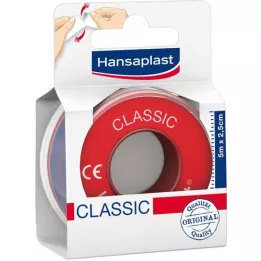 HANSAPLAST Fixierpfl.Classic 2.5 cmx5 m, 1 pcs
