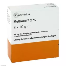 METHOCEL 2% eye drops, 3X10 g