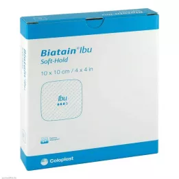 BIATAIN IBU foam association 10x10 cm gentle adhesive, 5 pcs