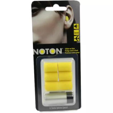 NOTON Hearing protection plugs, 6 pcs
