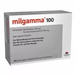 MILGAMMA 100 mg coated tablets, 100 pcs