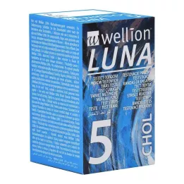 WELLION LUNA Cholesterol test strips, 5 pcs