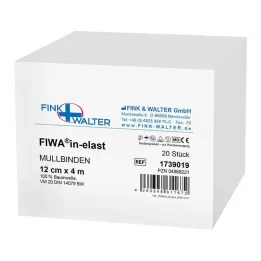 MULLBINDEN 12 cmx4 m 100% cotton, 20 pieces