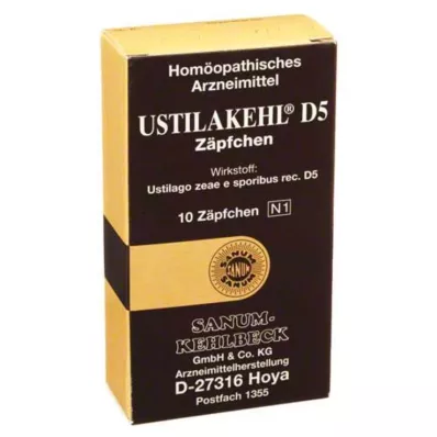 USTILAKEHL D 5 Suppositories, 10x2 g USTILAKEHL D 5 Suppositories, 10x2 g