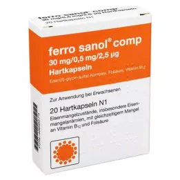 FERRO SANOL comp. Hartkaps.m.msr.überz.Pellets, 20 pcs